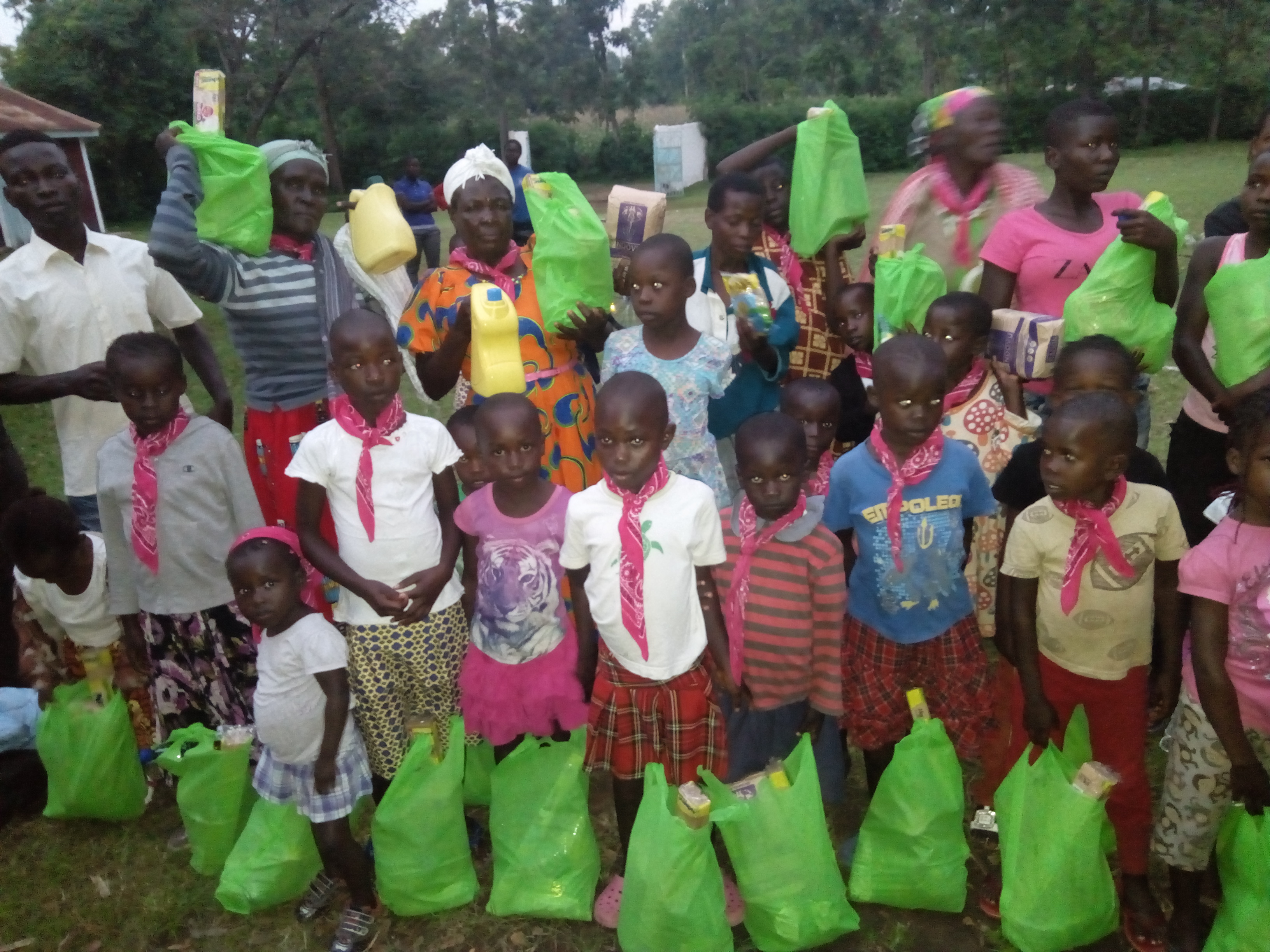Girls enjoying a meal